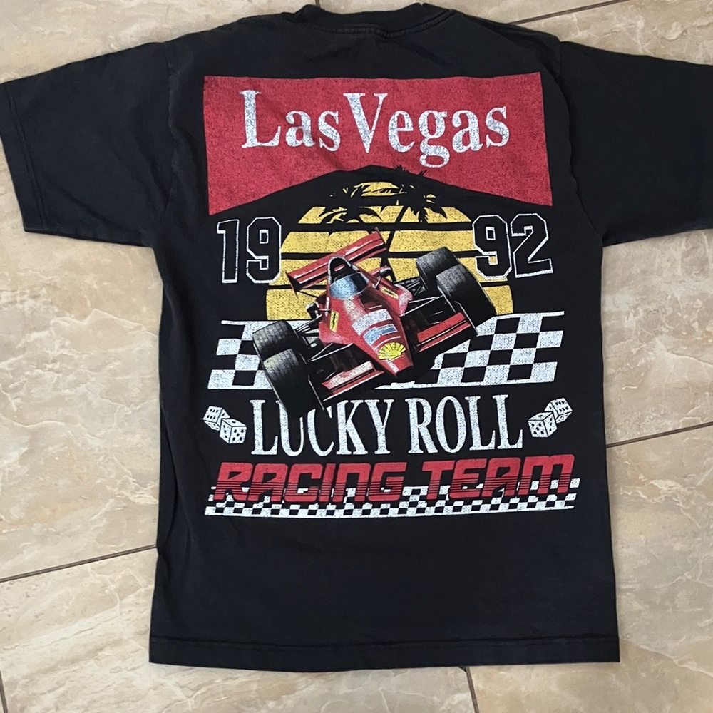 Las Vegas Racing Team Black Graphic Tee